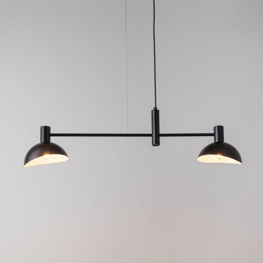 Lámpara colgante ARTIS 2xE14/40W/230V negro