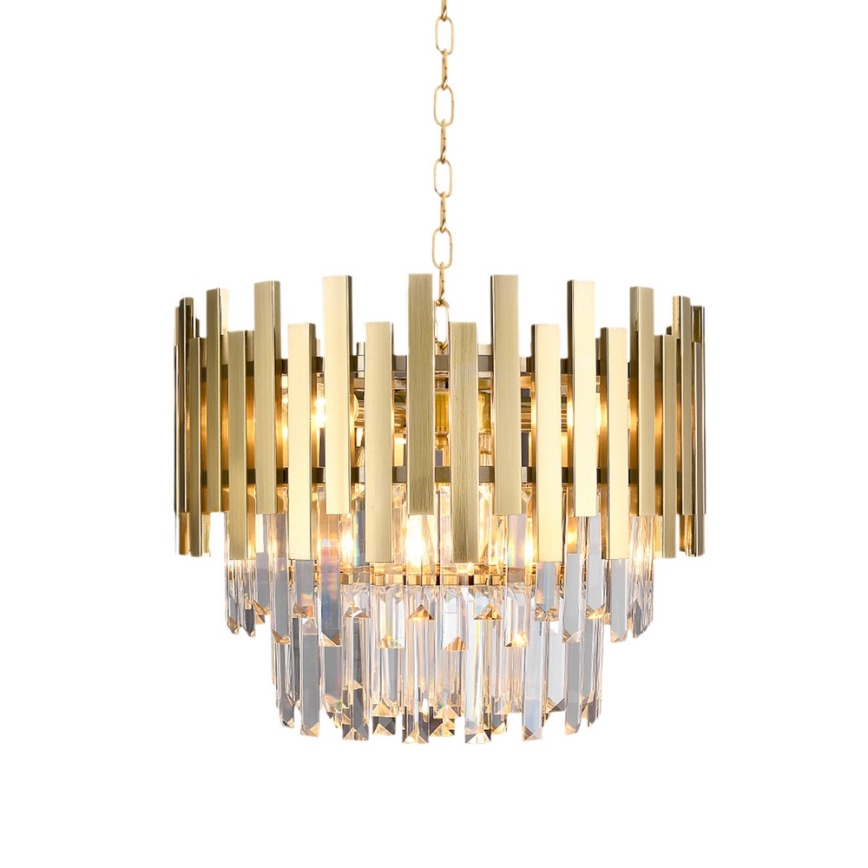 Lámpara colgante ASPEN GOLD 6xE14/40W/230V