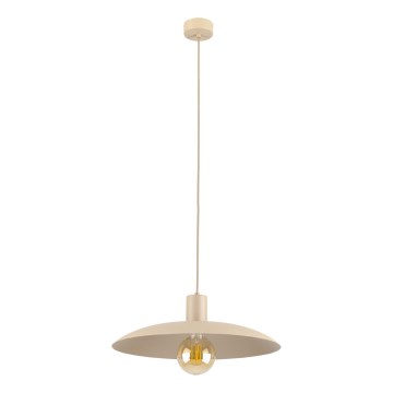 Lámpara colgante ASTRA 1xE27/15W/230V diá. 41 cm beige