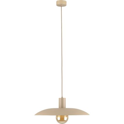 Lámpara colgante ASTRA 1xE27/15W/230V diá. 41 cm beige
