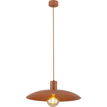Lámpara colgante ASTRA 1xE27/15W/230V diá. 41 cm color ladrillo