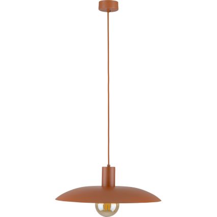Lámpara colgante ASTRA 1xE27/15W/230V diá. 41 cm color ladrillo