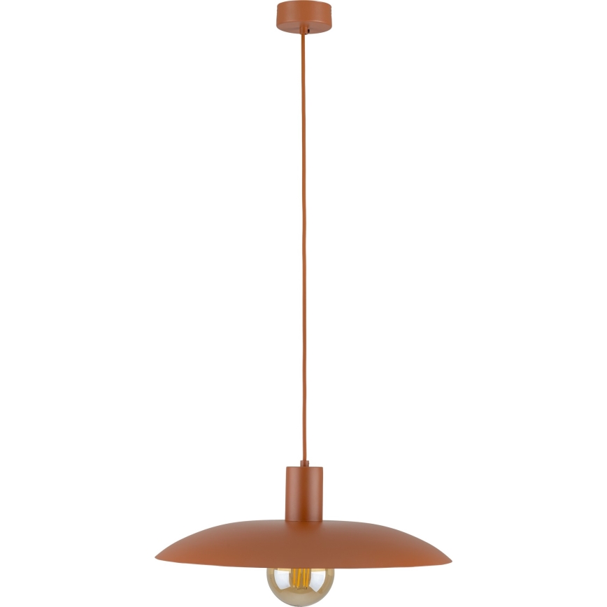 Lámpara colgante ASTRA 1xE27/15W/230V diá. 41 cm color ladrillo