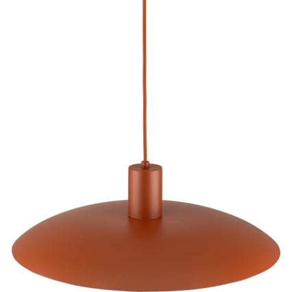 Lámpara colgante ASTRA 1xE27/15W/230V diá. 41 cm color ladrillo