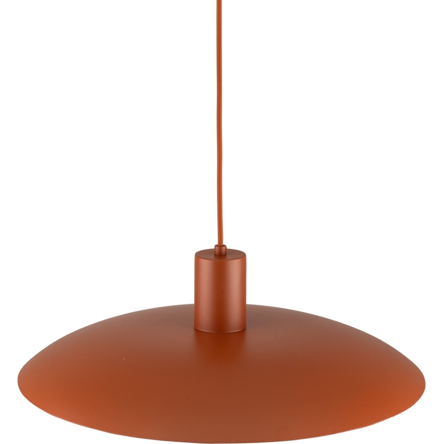 Lámpara colgante ASTRA 1xE27/15W/230V diá. 41 cm color ladrillo