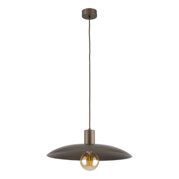 Lámpara colgante ASTRA 1xE27/15W/230V diá. 41 cm marrón