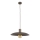 Lámpara colgante ASTRA 1xE27/15W/230V diá. 41 cm marrón