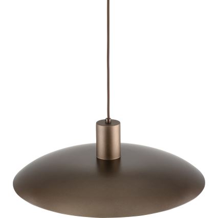 Lámpara colgante ASTRA 1xE27/15W/230V diá. 41 cm marrón