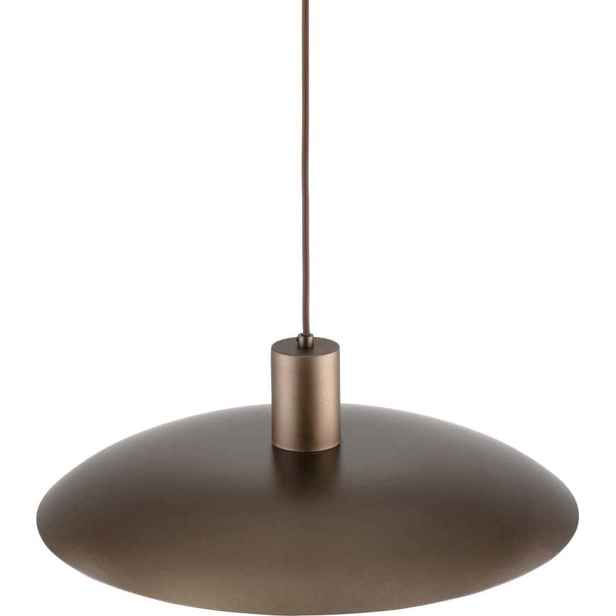 Lámpara colgante ASTRA 1xE27/15W/230V diá. 41 cm marrón