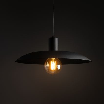 Lámpara colgante ASTRA 1xE27/15W/230V diá. 41 cm negro