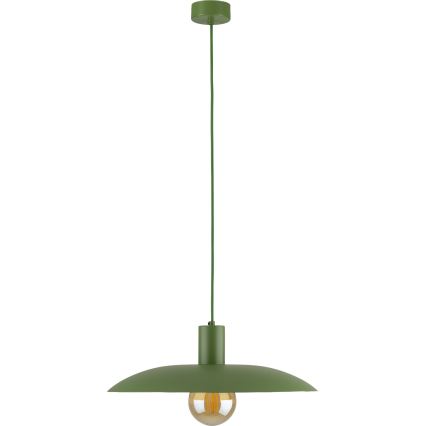 Lámpara colgante ASTRA 1xE27/15W/230V diá. 41 cm verde