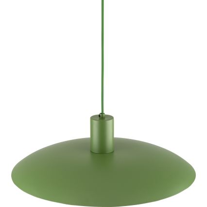 Lámpara colgante ASTRA 1xE27/15W/230V diá. 41 cm verde