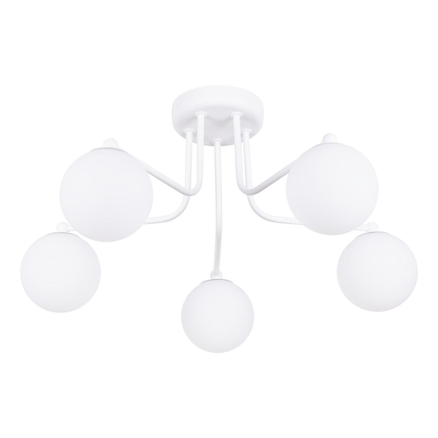Lámpara colgante ASTRAL 5xG9/8W/230V blanco