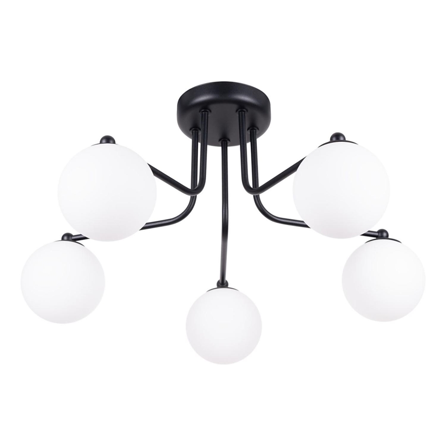 Lámpara colgante ASTRAL 5xG9/8W/230V negro