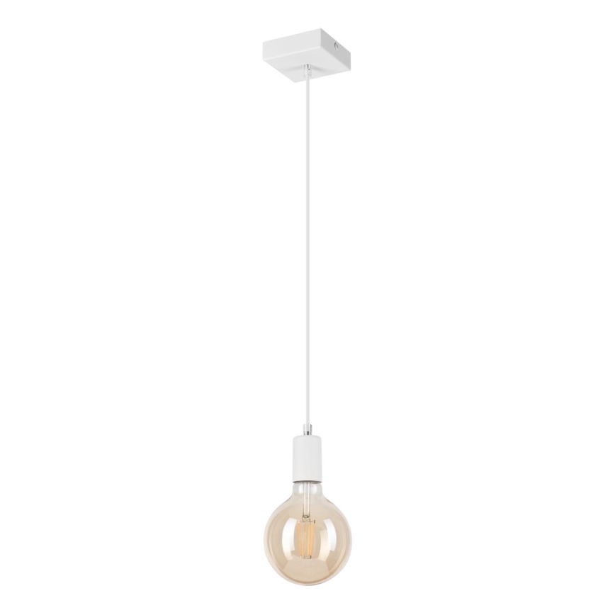 Lámpara colgante ASTRID 1xE27/60W/230V blanco