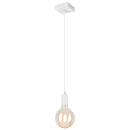 Lámpara colgante ASTRID 1xE27/60W/230V blanco