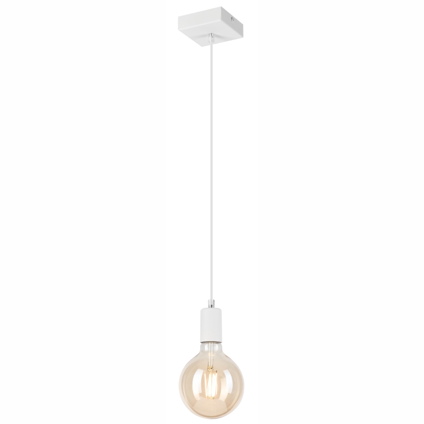 Lámpara colgante ASTRID 1xE27/60W/230V blanco