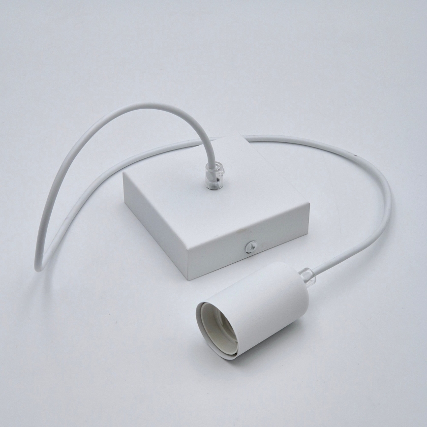 Lámpara colgante ASTRID 1xE27/60W/230V blanco