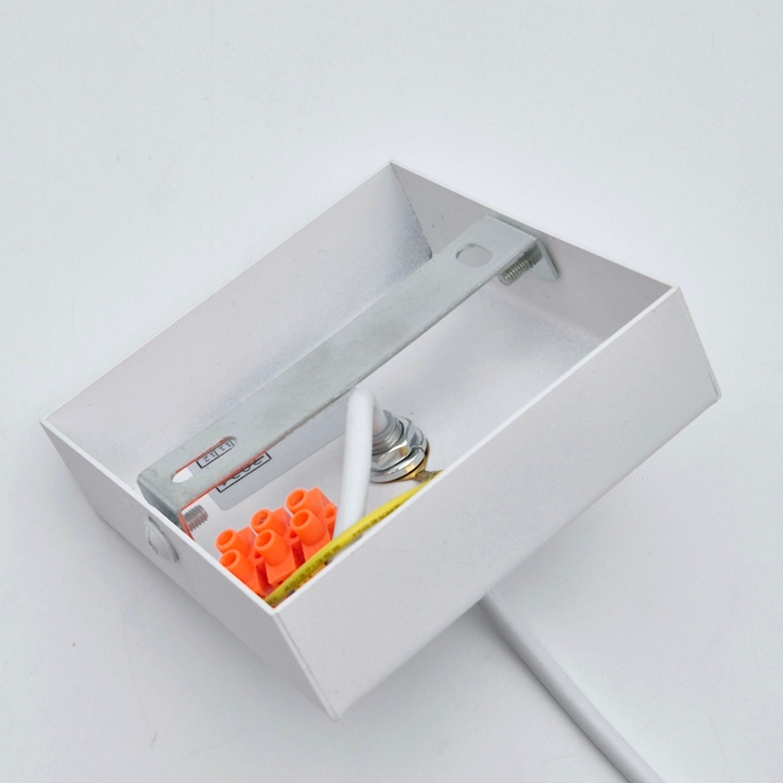 Lámpara colgante ASTRID 1xE27/60W/230V blanco