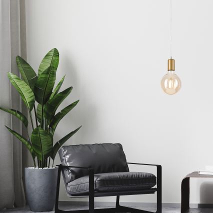 Lámpara colgante ASTRID 1xE27/60W/230V dorado