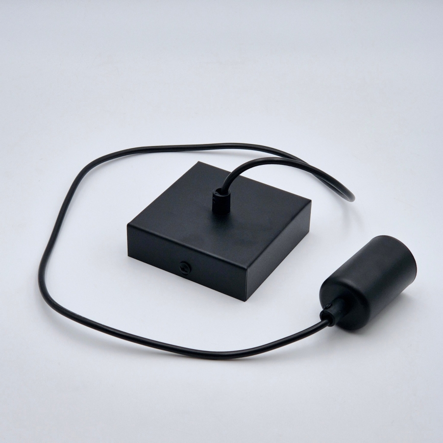 Lámpara colgante ASTRID 1xE27/60W/230V mate negro
