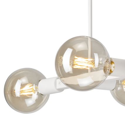 Lámpara colgante ASTRID 4xE27/60W/230V blanco
