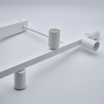 Lámpara colgante ASTRID 6xE27/60W/230V blanco
