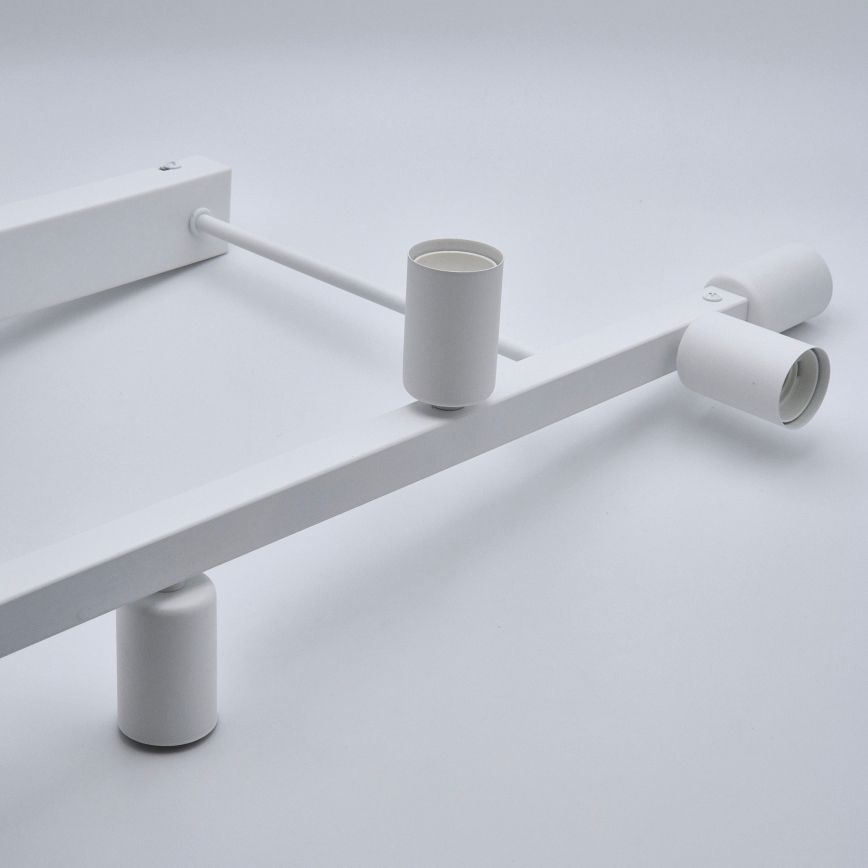 Lámpara colgante ASTRID 6xE27/60W/230V blanco