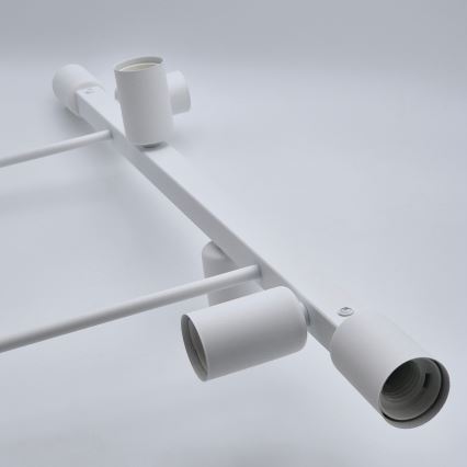 Lámpara colgante ASTRID 6xE27/60W/230V blanco