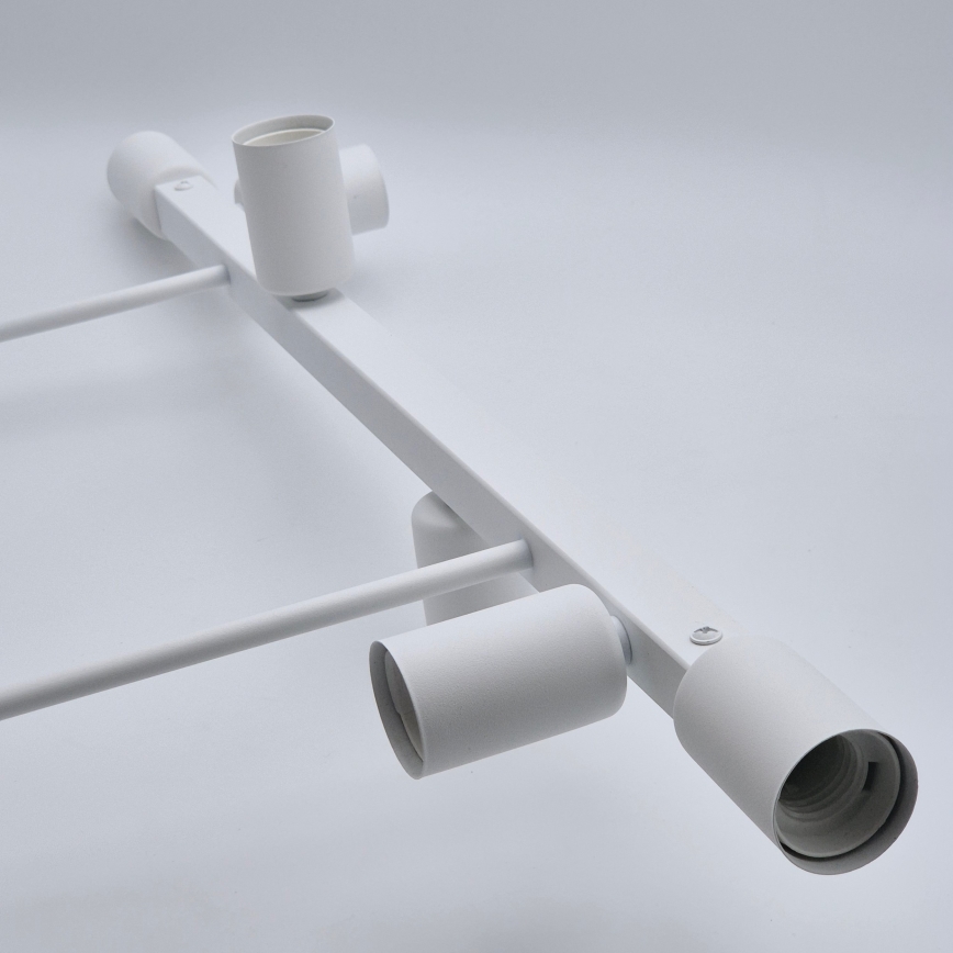 Lámpara colgante ASTRID 6xE27/60W/230V blanco