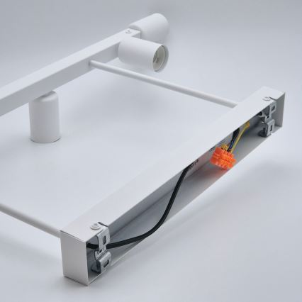 Lámpara colgante ASTRID 6xE27/60W/230V blanco