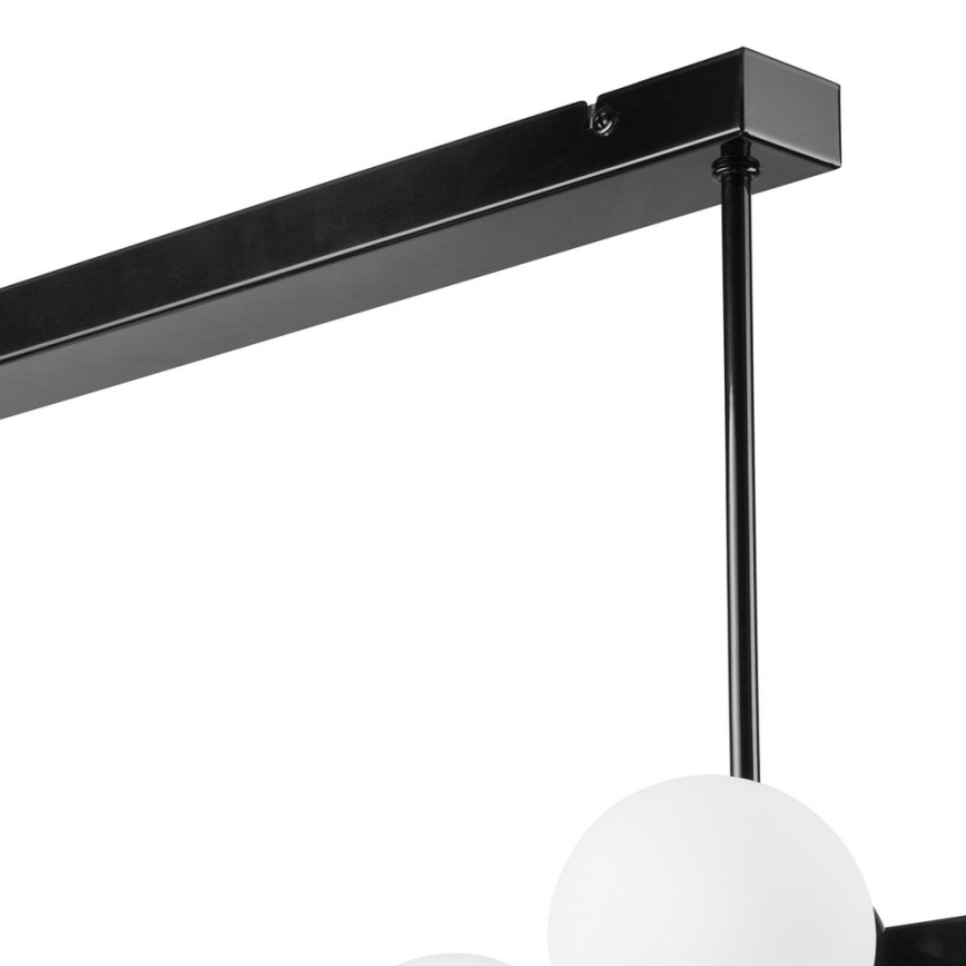 Lámpara colgante ASTRO 8xG9/5W/230V negro