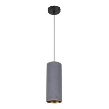 Lámpara colgante AVALO 1xE27/60W/230V gris