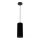 Lámpara colgante AVALO 1xE27/60W/230V negro