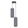 Lámpara colgante AVALO 2xE27/60W/230V diá. 20 cm gris