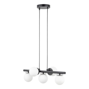 Lámpara colgante AVOLA 5xG9/12W/230V negro