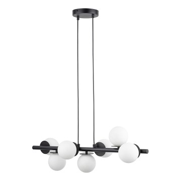 Lámpara colgante AVOLA 7xG9/12W/230V negro