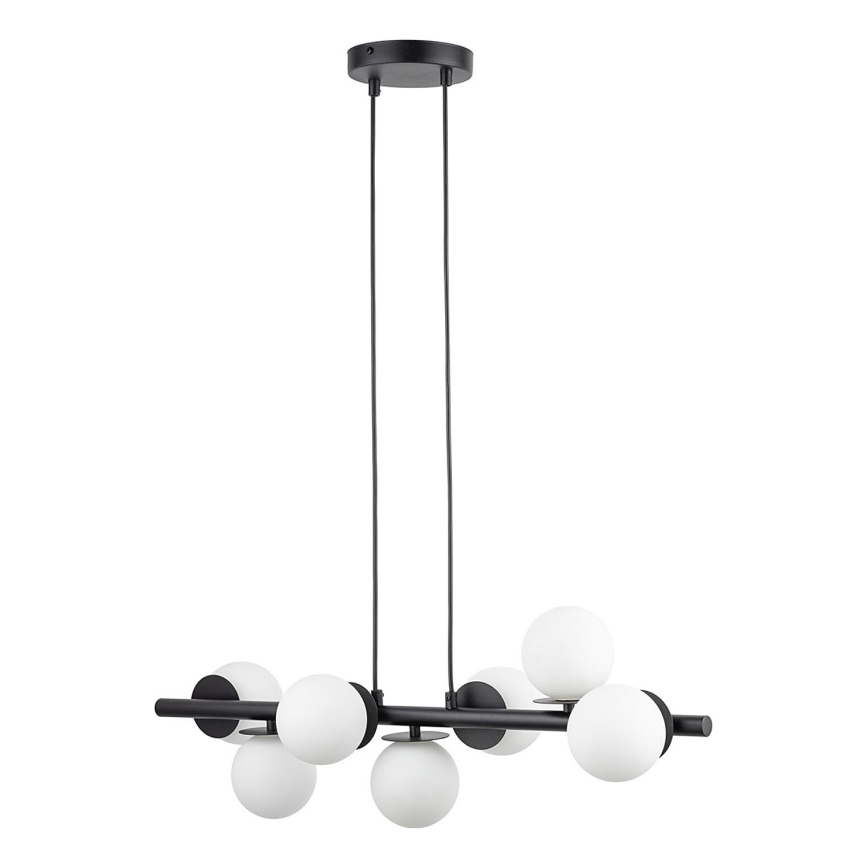 Lámpara colgante AVOLA 7xG9/12W/230V negro
