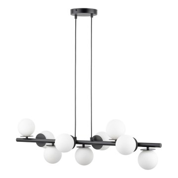 Lámpara colgante AVOLA 9xG9/12W/230V negro