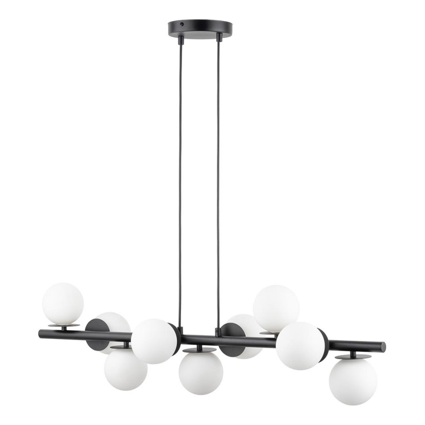 Lámpara colgante AVOLA 9xG9/12W/230V negro