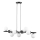 Lámpara colgante AVOLA 9xG9/12W/230V negro