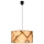 Lámpara colgante AXEL 1xE27/60W/230V beige/marrón, diámetro 35 cm