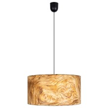 Lámpara colgante AXEL 1xE27/60W/230V beige/marrón, diámetro 35 cm