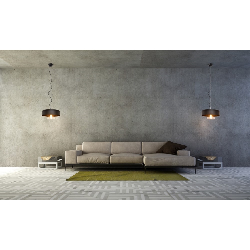 Lámpara colgante BABILON 1xE27/15W/230V
