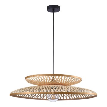 Lámpara colgante BALI 1xE27/20W/230V diá. 60 cm bambú