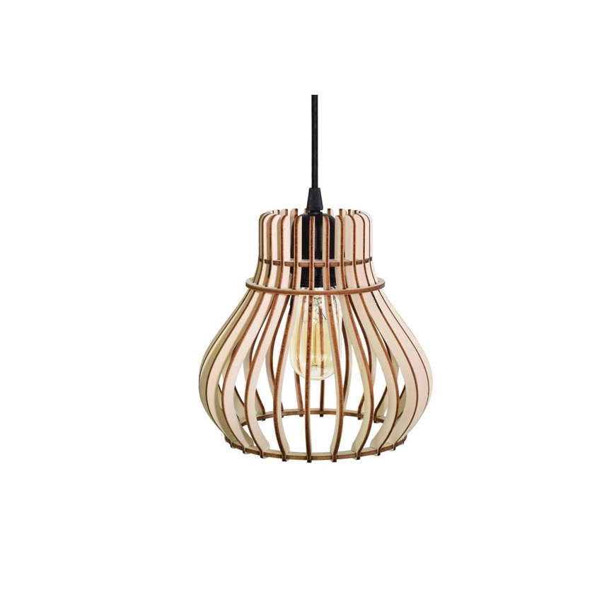 Lámpara colgante BARREL 1xE27/24W/230V diá. 20 cm