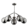 Lámpara colgante BARSUM 5xE14/10W/230V gris