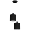 Lámpara colgante BIZO 2xE27/60W/230V negro/gris