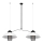Lámpara colgante BJORN 2xE27/60W/230V