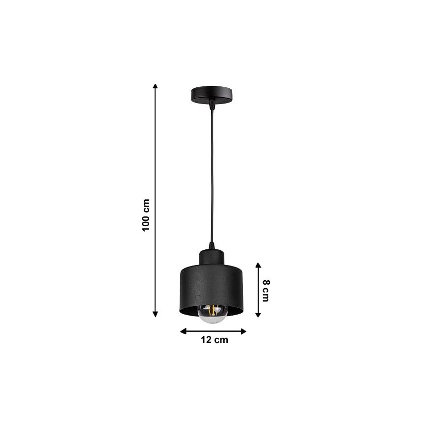 Lámpara colgante BODO 1xE27/60W/230V